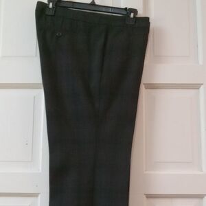 The Kate Fit, Body By Victoria  Classic Black Plaid Dress Trousers